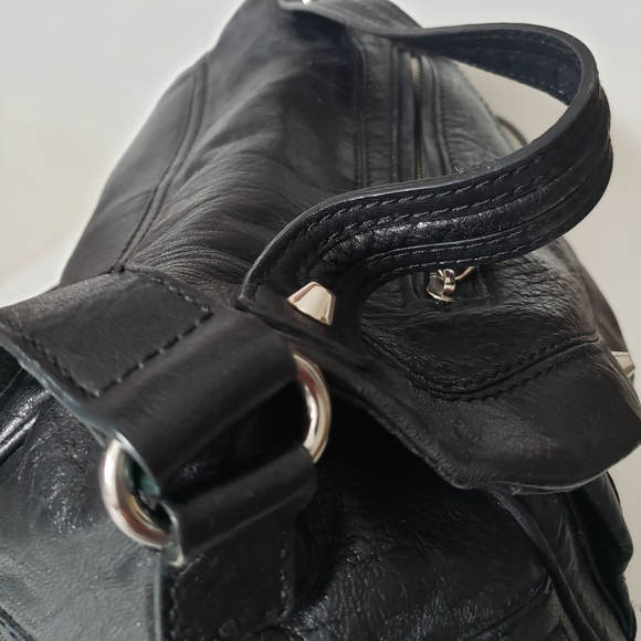 Zara | Leather Handbag with Shoulder Strap - Picture 8 of 15